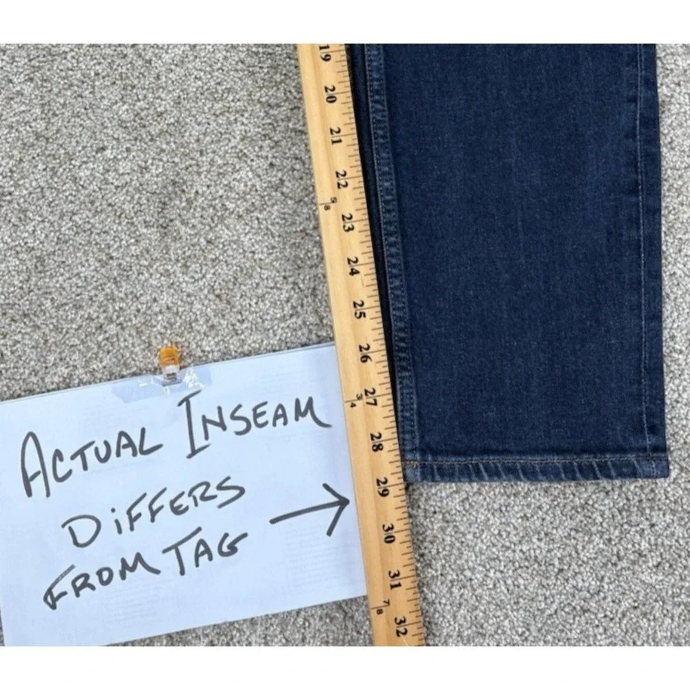 Everlane Uniform Slim 4-Way Stretch Organic Jean Mens 33x29* Blue Rinse Workwear